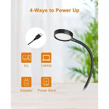 LEPOWER Clip-on Light: Perfect for Reading & Working
