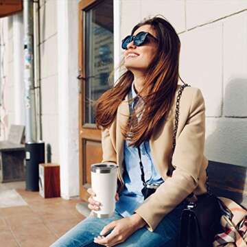 HASLE OUTFITTERS 20oz Stainless Steel Tumbler with Lid