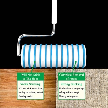 UNIKON 802 Lint Roller with 4 Foot Extendable Handle