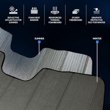 Custom Fit Front Car Windshield Sun Shade for Ford Fusion 2013-2020 | Premium Sun Protector | Accord...