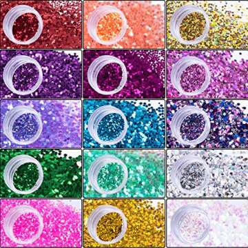 Duufin Face Jewels Stickers & Glitter for Festivals