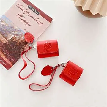 Stylish TOUBN Airpods Pro Case for Girls, Anti-Lost Design