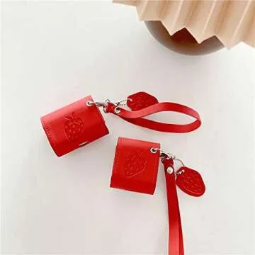 Stylish TOUBN Airpods Pro Case for Girls, Anti-Lost Design