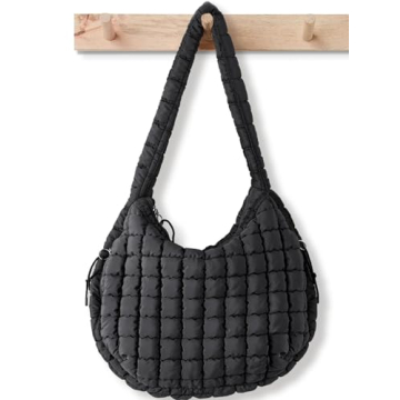 Stylish Large Puffer Tote Bag - Chic Quilted Carryall