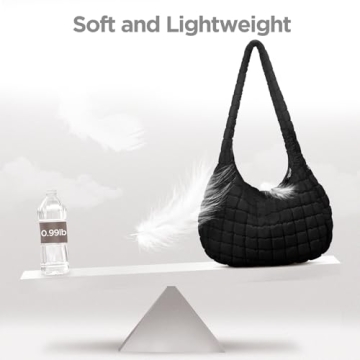 Large Stylish Puffer Tote Bag - Chic Quilted Carryall