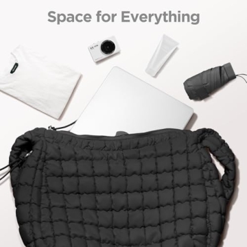 Large Stylish Puffer Tote Bag - Chic Quilted Carryall