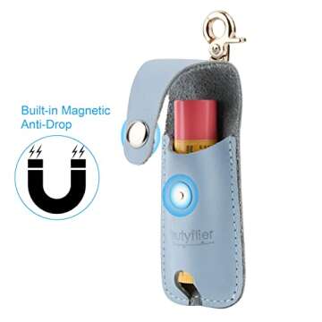 Beautyflier Clip-on Lip Balm Holder in Vibrant Colors