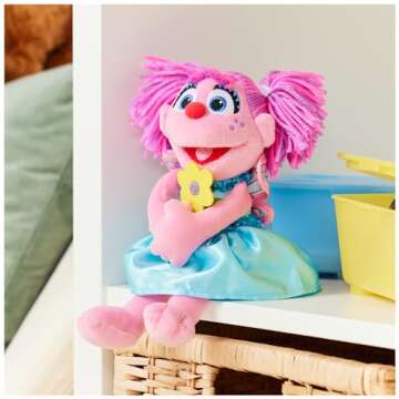 GUND Sesame Street Official Abby Cadabby Muppet Plush, Premium Plush Toy for Ages 1 & Up, Pink/Blue, 11”