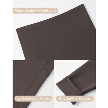 POSHDIVAH Maternity Workout Leggings with Pockets