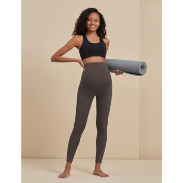 POSHDIVAH Maternity Workout Leggings with Pockets