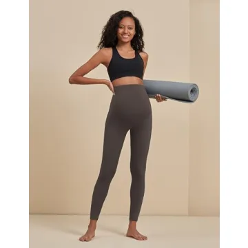 POSHDIVAH Maternity Workout Leggings with Pockets