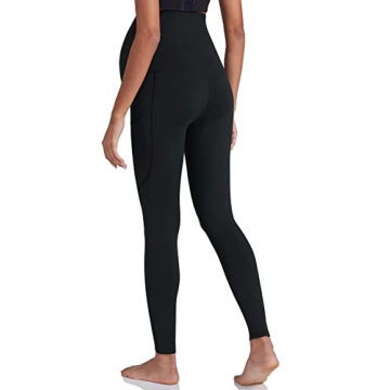 POSHDIVAH Maternity Workout Leggings with Pockets