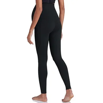 POSHDIVAH Maternity Workout Leggings with Pockets