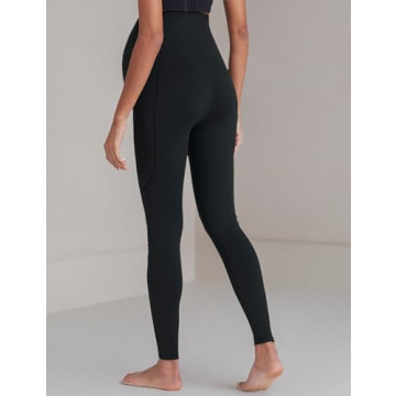 POSHDIVAH Maternity Workout Leggings with Pockets