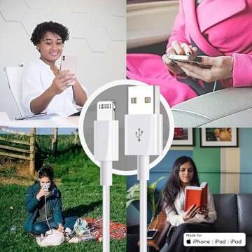 Multi Charging Cable for Apple Watch Charger 3FT Nylon Braided USB Lightning Type C USB C Cord iWatch Magnetic Wireless Charger 3 in 2 Charging Wire for Apple iPhone Android Phone and iWatch