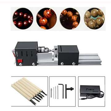 Compact YWY Mini Lathe for Woodworking Projects