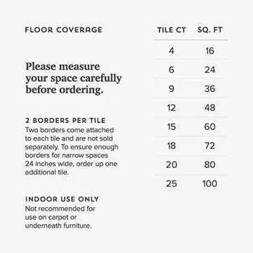 Forest Floor 5/8 Inch Thick Printed Foam Tiles, Premium Wood Grain Interlocking Foam Floor Mats, Anti-Fatigue Flooring, Slate, 24 Sq Ft