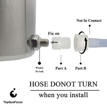 TopQuaFocus Stainless Steel Enema Bucket Kit for Colon Cleansing Reuseable Enema kit - Suitable for Coffee, Water and Gerson Therapy Oganic Home Coffee Enemas 2 Qt