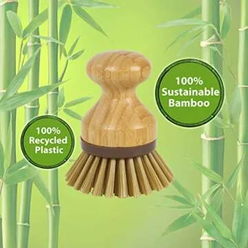 Eco-Friendly Evriholder Mini Scrub Brush Dish Scrubber
