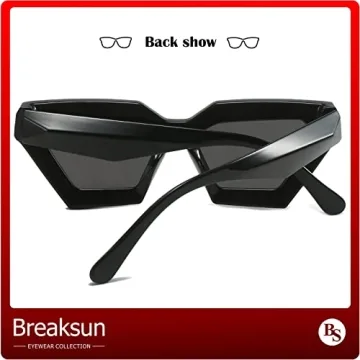 Breaksun Cat Eye Sunglasses - Stylish UV Protection for Women