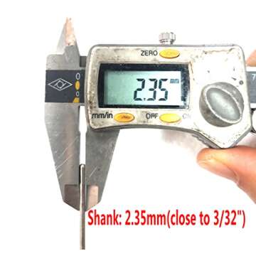 ILOVETOOL Diamond Grinding Head Bits Spherical 0.8mm Jade Carving Burrs Pack of 20Pcs