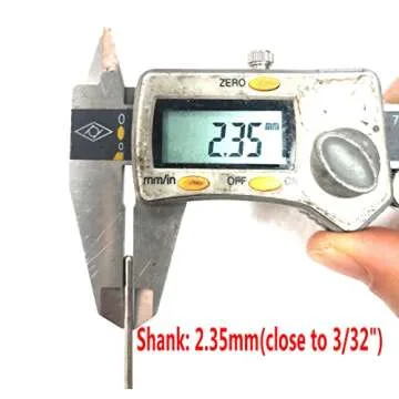 ILOVETOOL Diamond Grinding Head Bits Spherical 0.8mm Jade Carving Burrs Pack of 20Pcs