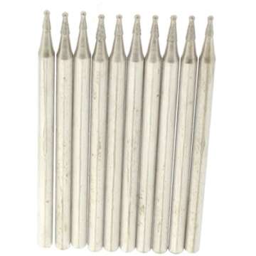 ILOVETOOL Diamond Grinding Head Bits Spherical 0.8mm Jade Carving Burrs Pack of 20Pcs