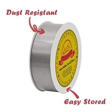 LEEQE Silver Satin Ribbon for Elegant Gift Wrapping