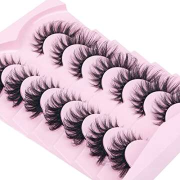 Eyelashes Fluffy Mink 20 MM Pack 7 Pairs by Winifred