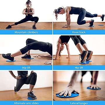 GASTAT Core Exercise Sliders for Abs and Strength Training