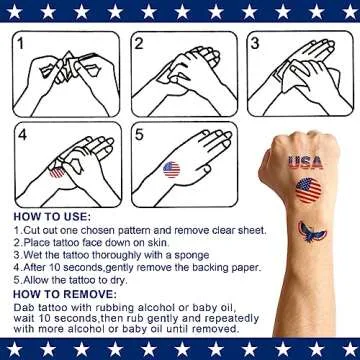 GOAUS 4th of July Accessories 235 PCS, July Fourth Party Favors, Red White and Blue Patriotic Party Decorations for Kids Adults Men Women Family