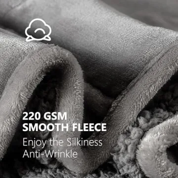 Sivio 15 lbs Weighted Blanket - Cozy Sherpa & Flannel