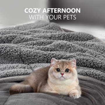 Sivio 15 lbs Weighted Blanket - Cozy Sherpa & Flannel