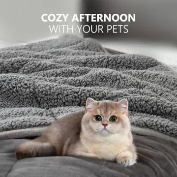 Sivio 15 lbs Weighted Blanket - Cozy Sherpa & Flannel