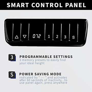 VIVO Electric Height Adjustable 60 x 24 inch Stand Up Desk, White Solid One-Piece Table Top, White Frame, Standing Workstation with Push Button Controller, DESK-KIT-E5W6W