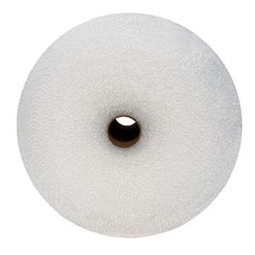 Uboxes Bubble Roll 24 Wide x 175 ft Small Bubbles 3/16 Perforated Every 12, Clear, BUBBSMA24175