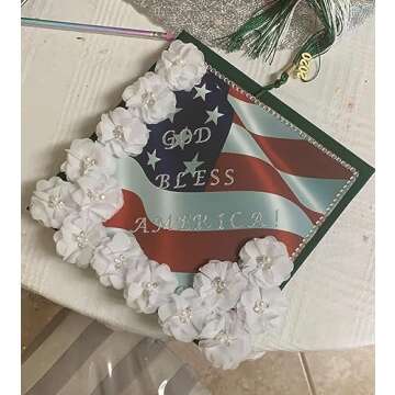 Peel and Stick Glitter Alphabet Letter and Number Stickers for Grad Cap - Assorted Colors by Tassel ...