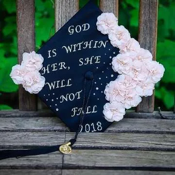 Peel and Stick Glitter Alphabet Letter and Number Stickers for Grad Cap - Assorted Colors by Tassel Toppers Scrapbooking Art and Crafts Projects (Pink)