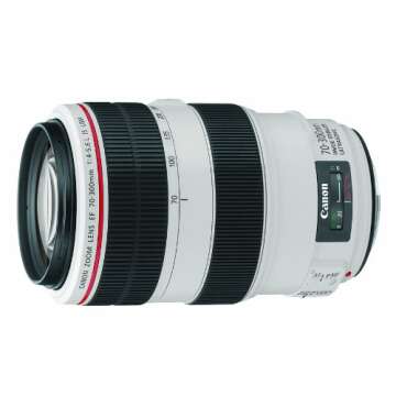 Canon 70-300mm F4-5.6 L IS USM Lens - Versatile & Compact