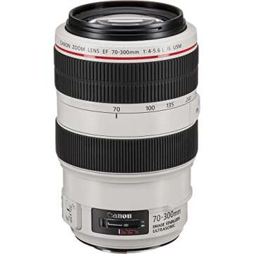 Canon 70-300mm F4-5.6 L IS USM Lens - Versatile & Compact