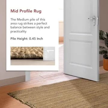 nuLOOM 3x5 Jute Handmade Area Rug for Stylish Living