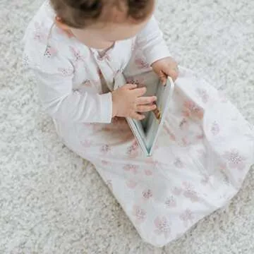 HALO SleepSack, 100% Cotton Wearable Blanket, Swaddle Transition Sleeping Bag, TOG 0.5, Wildflower Blush, X-Large, 18-24 Months