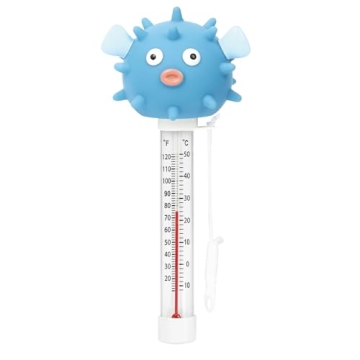 XY-WQ Large Floating Pool Thermometer - Cute Puffer Design for Accurate Water Temperature