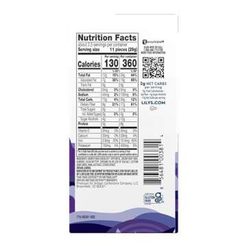 Salted Almond Dark Chocolate Bar by Lily's | Made with Stevia, No Added Sugar, Low-Carb, Keto Friend...