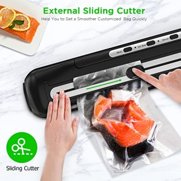 Budget-Friendly Vacuum Sealer with Dual Heat Seal