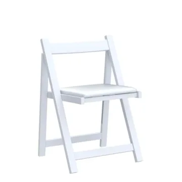Stylish Wooden Folding Dining Chairs with Padded Seats