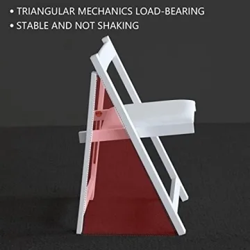 Stylish Wooden Folding Dining Chairs with Padded Seats