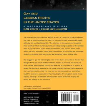 Gay and Lesbian Rights in the United States: A Documentary History (Primary Documents in American Hi...