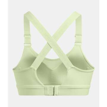 Under Armour Womens Infinity High Impact Sports Bra, (383) Retro Green / / Retro Green, Medium A-C