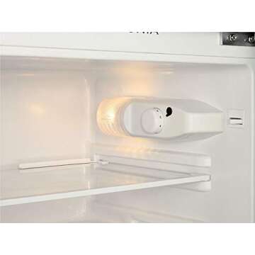 Insignia 3.1 cu. ft. Retro Mini Fridge with Top Freezer (Creamy Vanilla)